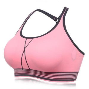 marketplace נשים Full Coverage Shockproof Padded Wire Free Sports Bra For Running Yoga Fitness